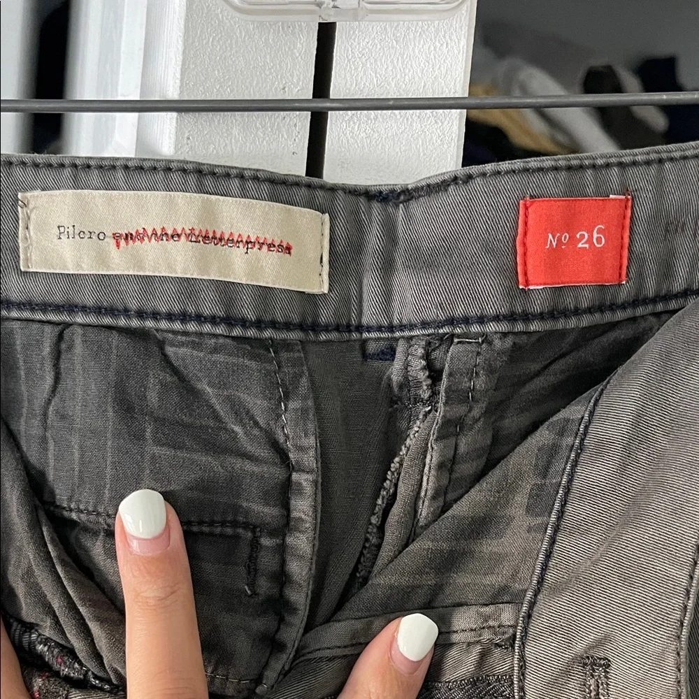 Anthropologie Pilcro Gray Patchwork Pants